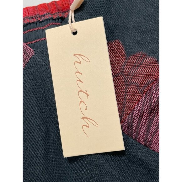 Anthropologie Hutch Freya Sleeveless Tiered Tulle Maxi Dress Size 8 NWT - Picture 8 of 11